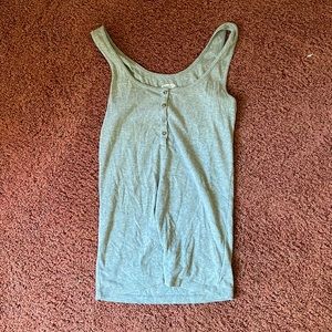 Old Navy slim fit tank top gray